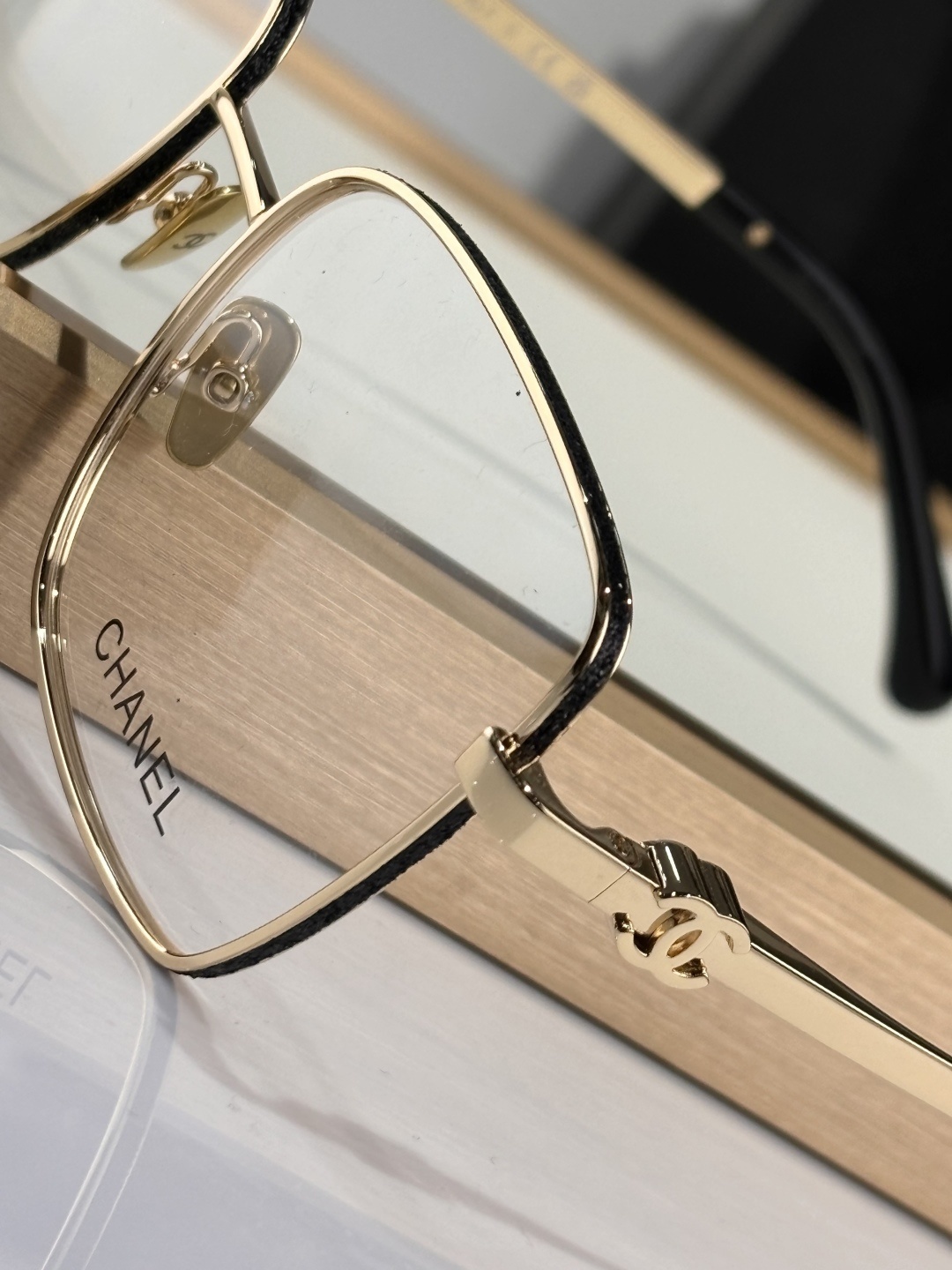 Chanel Luxury Square Metal Eyeglasses – Elegant Women’s Frames