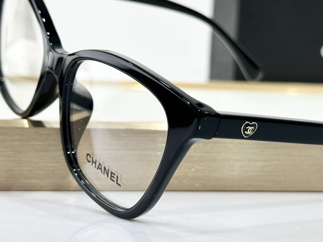 Chanel Luxury Women’s Optical Eyeglasses Frames with Heart Detail