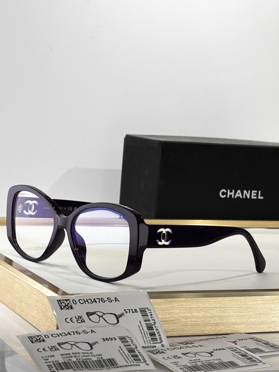 Chanel Purple Frame Eyeglasses – Model 0CH3476-S-A