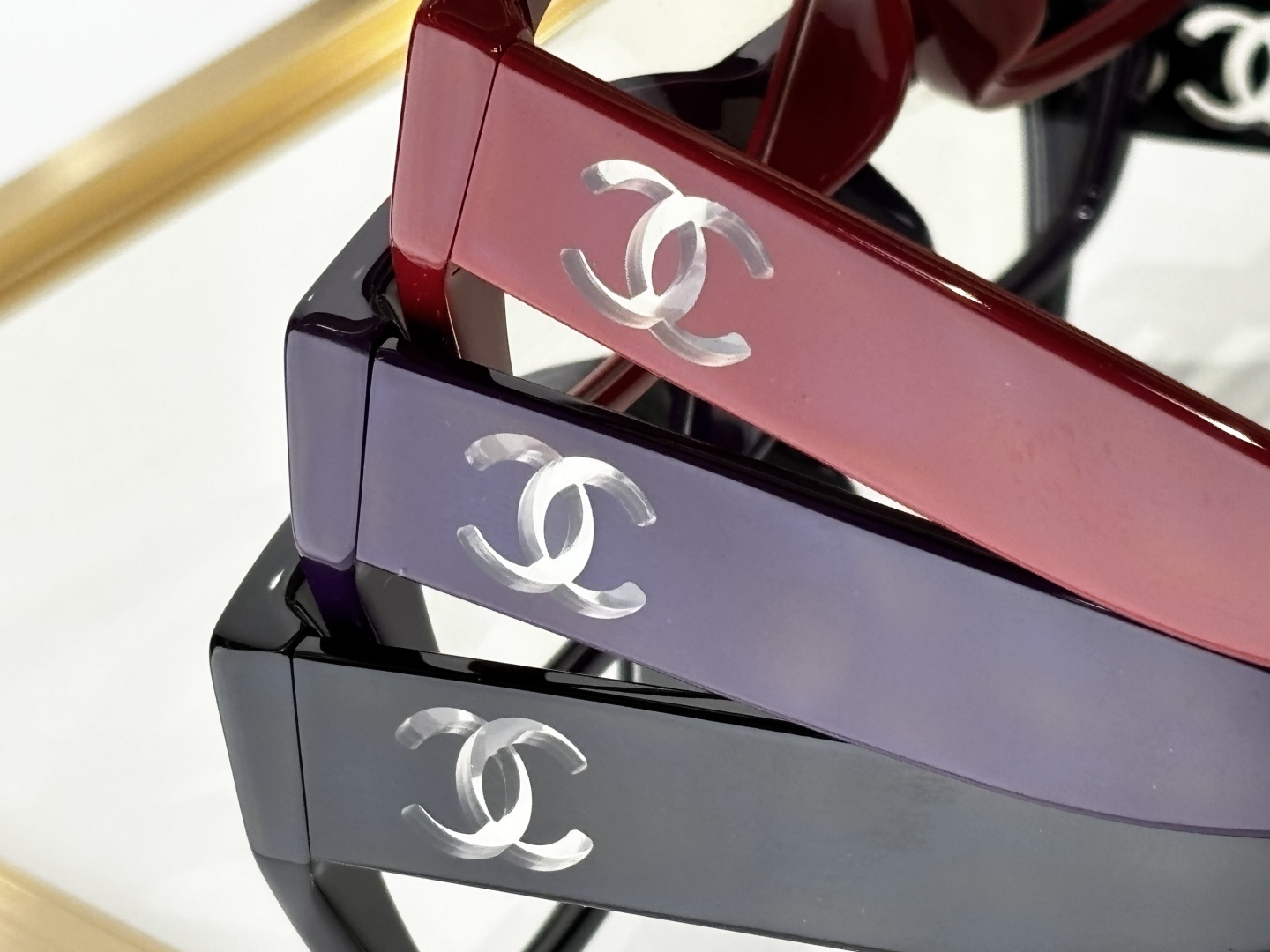 Chanel CH3474-S-A Luxury Cat-Eye Eyeglasses with Blue Light Filter