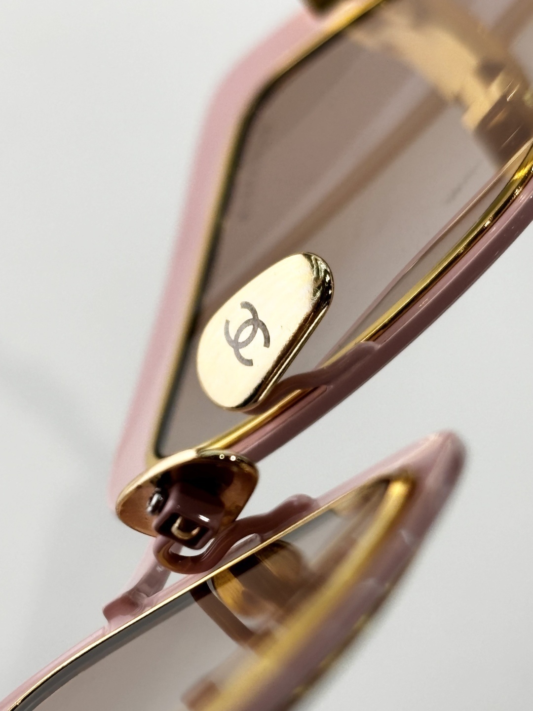 Luxury Chanel Rectangular Sunglasses – Gold Metal Trim Eyewear