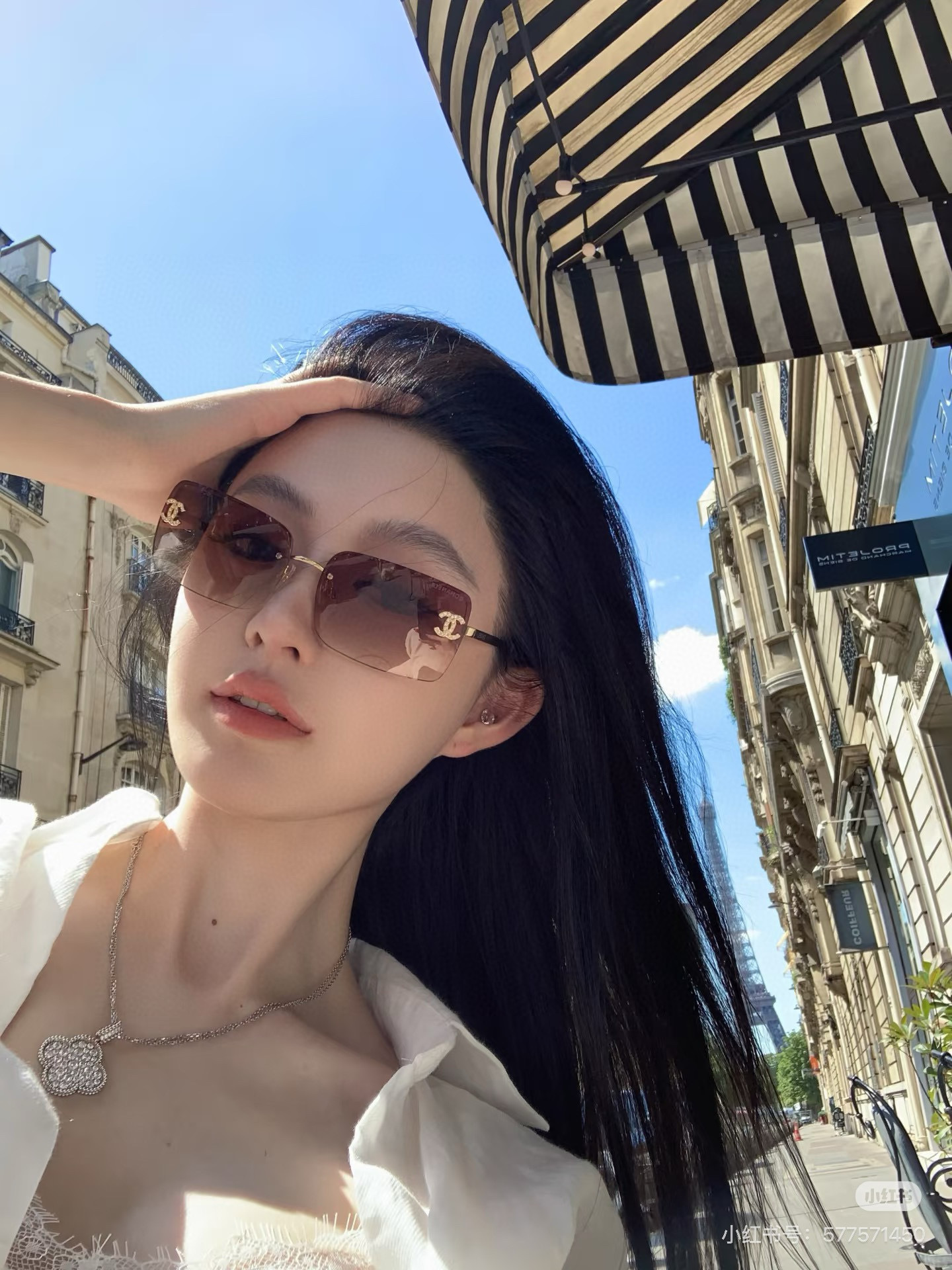 Luxury Rimless Square Sunglasses – Vintage Y2K Gradient Eyewear