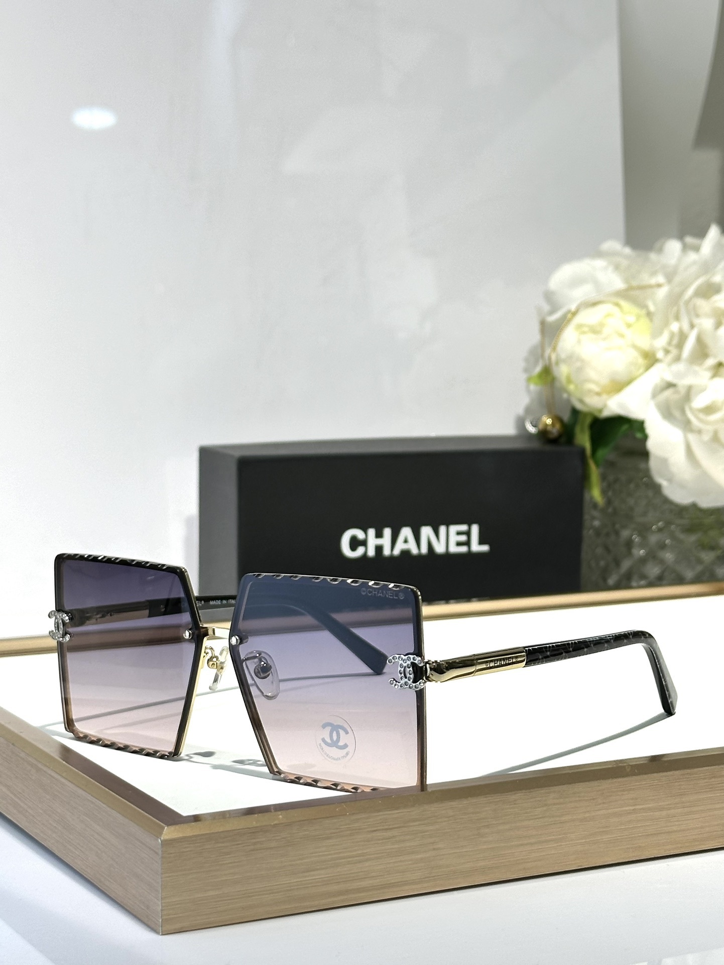 Chanel Hexagon Brown Sunglasses – Chanel Hexagon Sunglasses – Brown