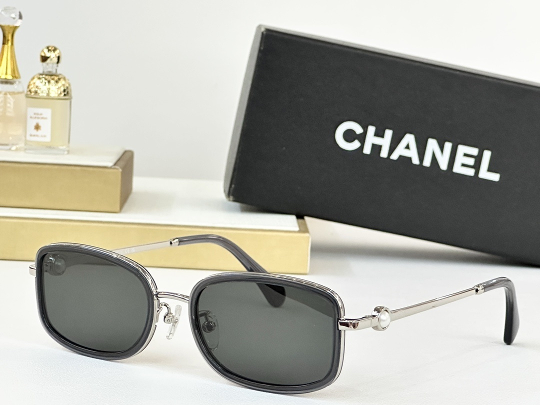 Chanel Square Pearl Sunglasses – Luxury Designer Eyewear for Women