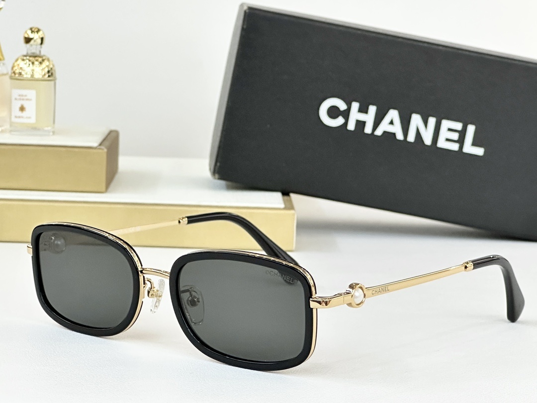 Chanel Square Pearl Sunglasses – Luxury Designer Eyewear for Women