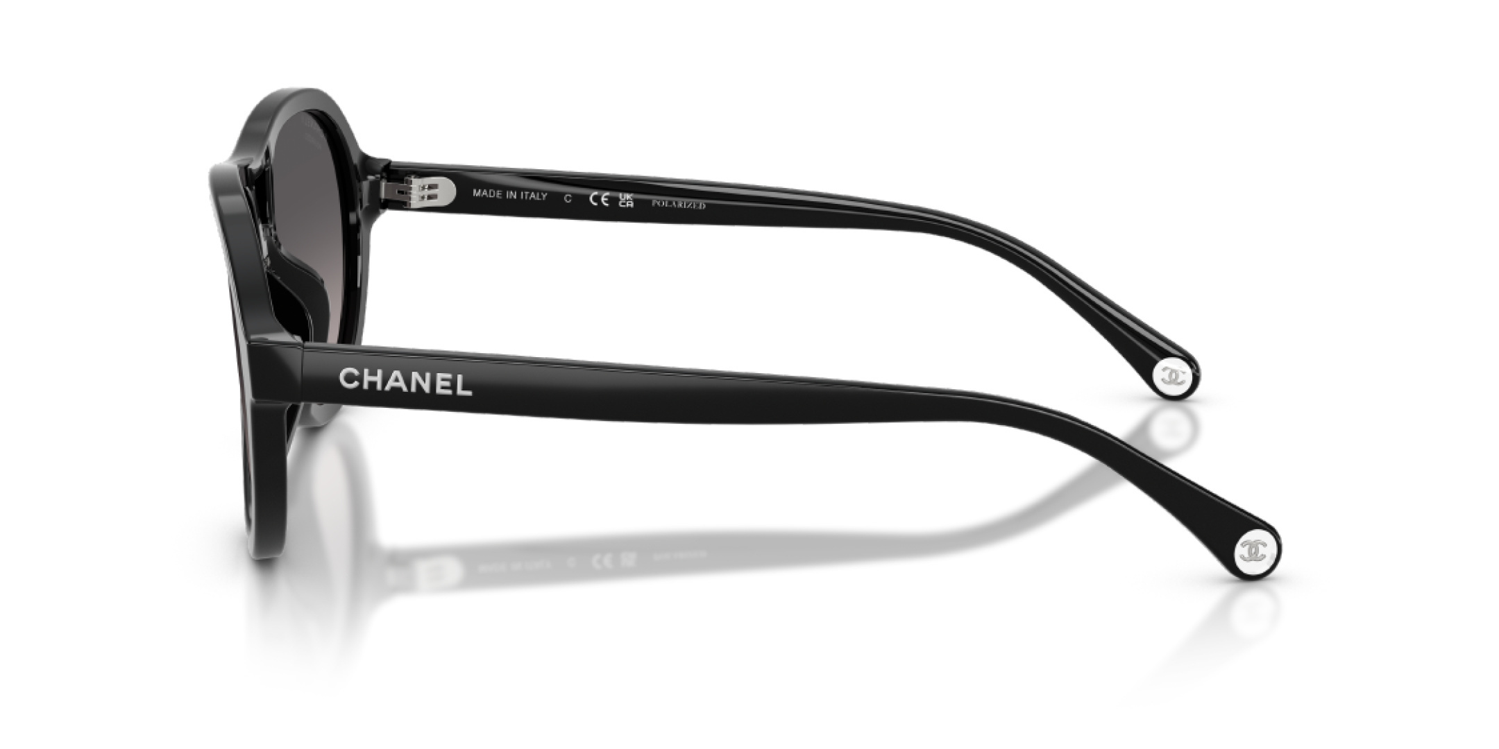 Chanel Luxury Pink Acetate Aviator Sunglasses with Brown Gradient