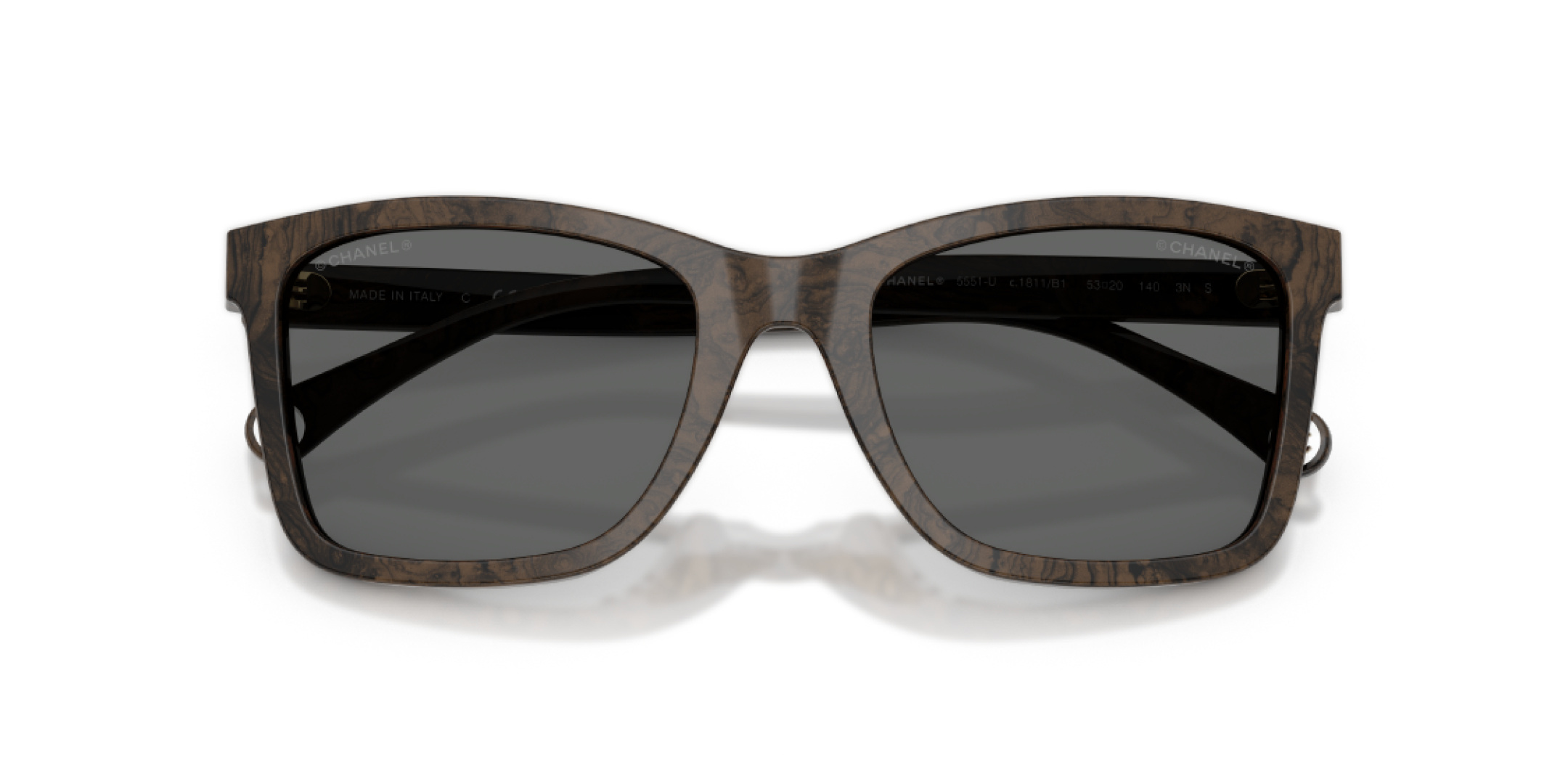 Chanel Square Sunglasses in Transparent Blue – Luxury Eyewear