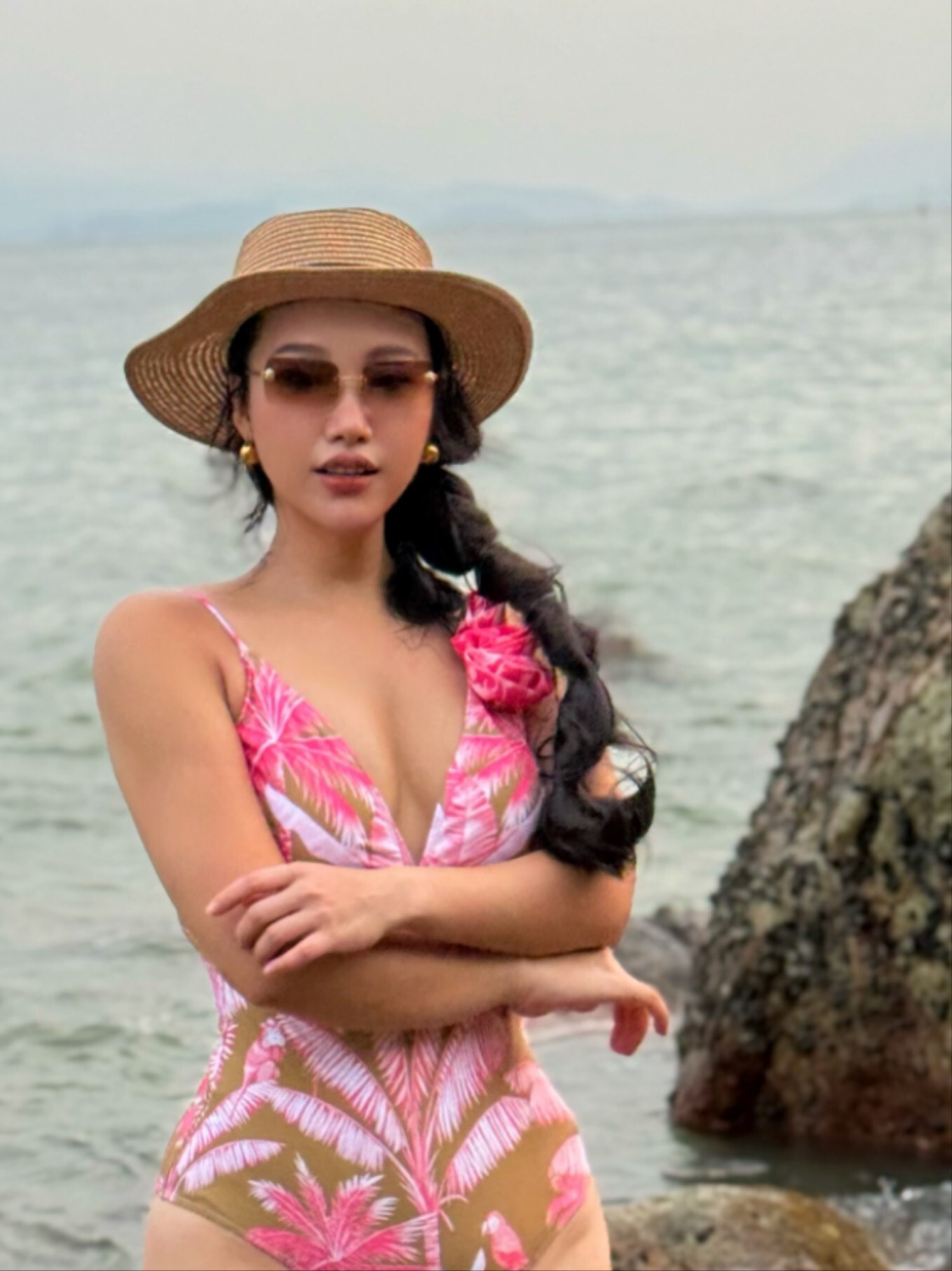 Luxury Rimless Gradient Sunglasses for Women – Chic Summer Eyewear