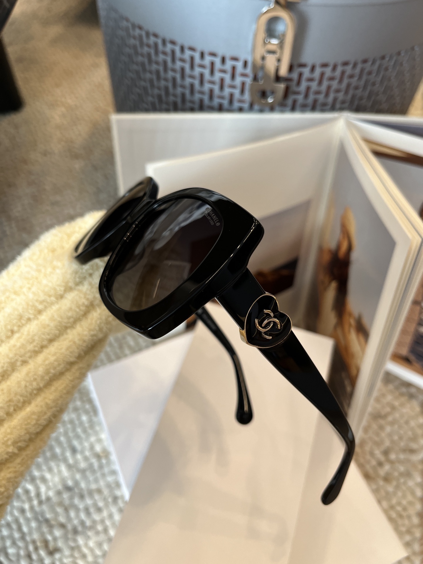 Chanel Oversized Polarized Sunglasses 5519 – Black Luxury Eyewear