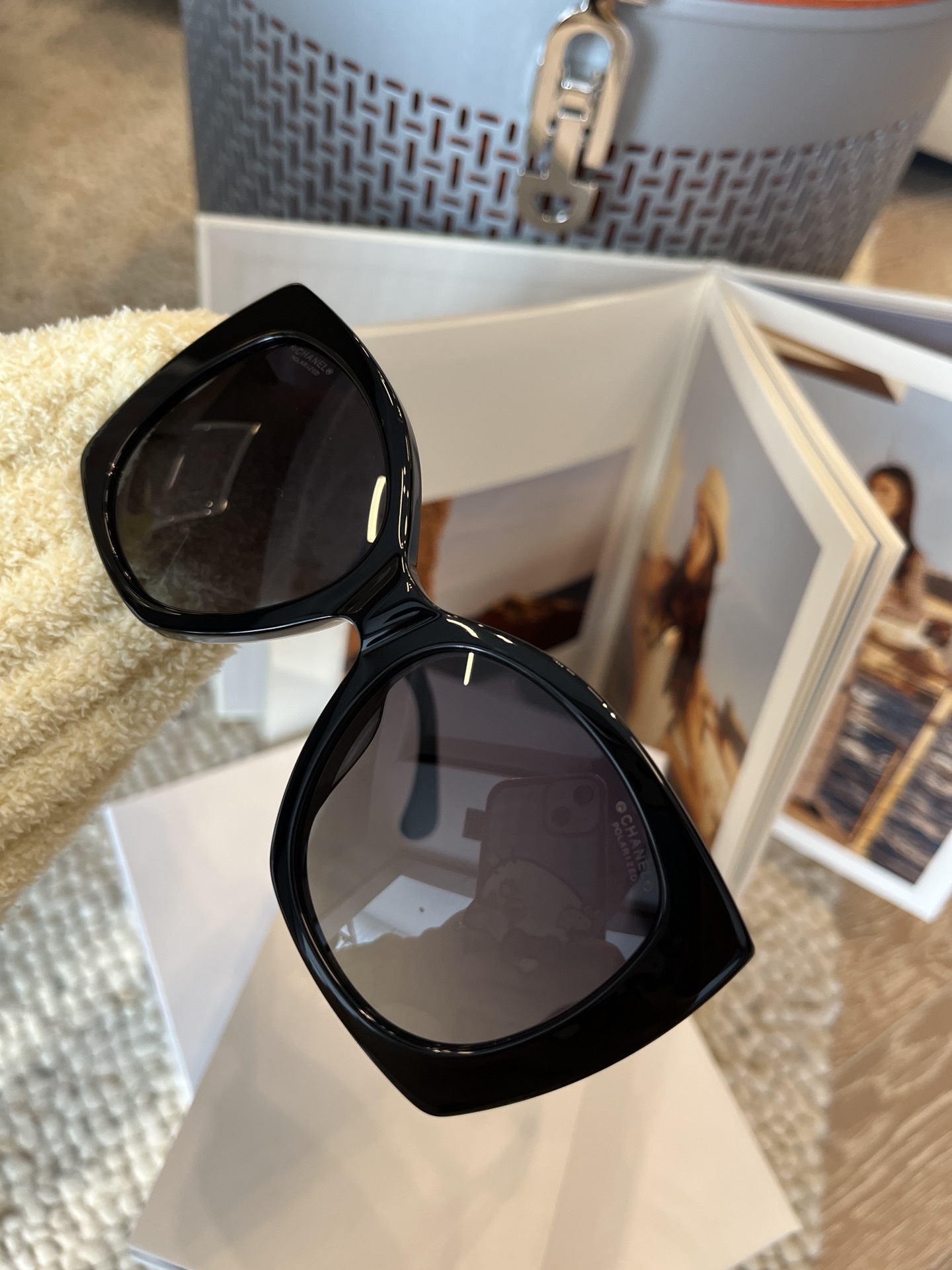 Chanel Oversized Polarized Sunglasses 5519 – Black Luxury Eyewear