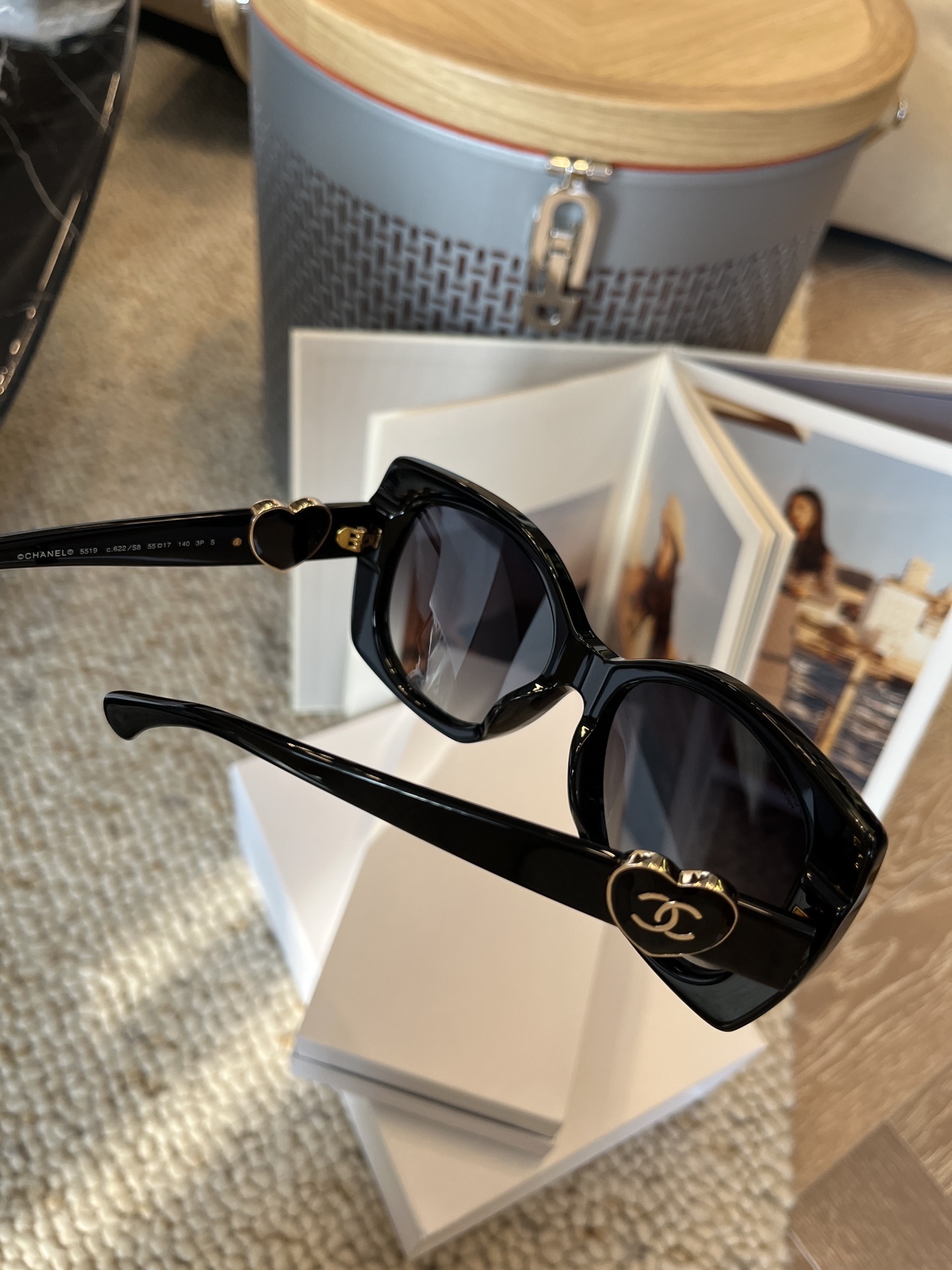 Chanel Oversized Polarized Sunglasses 5519 – Black Luxury Eyewear