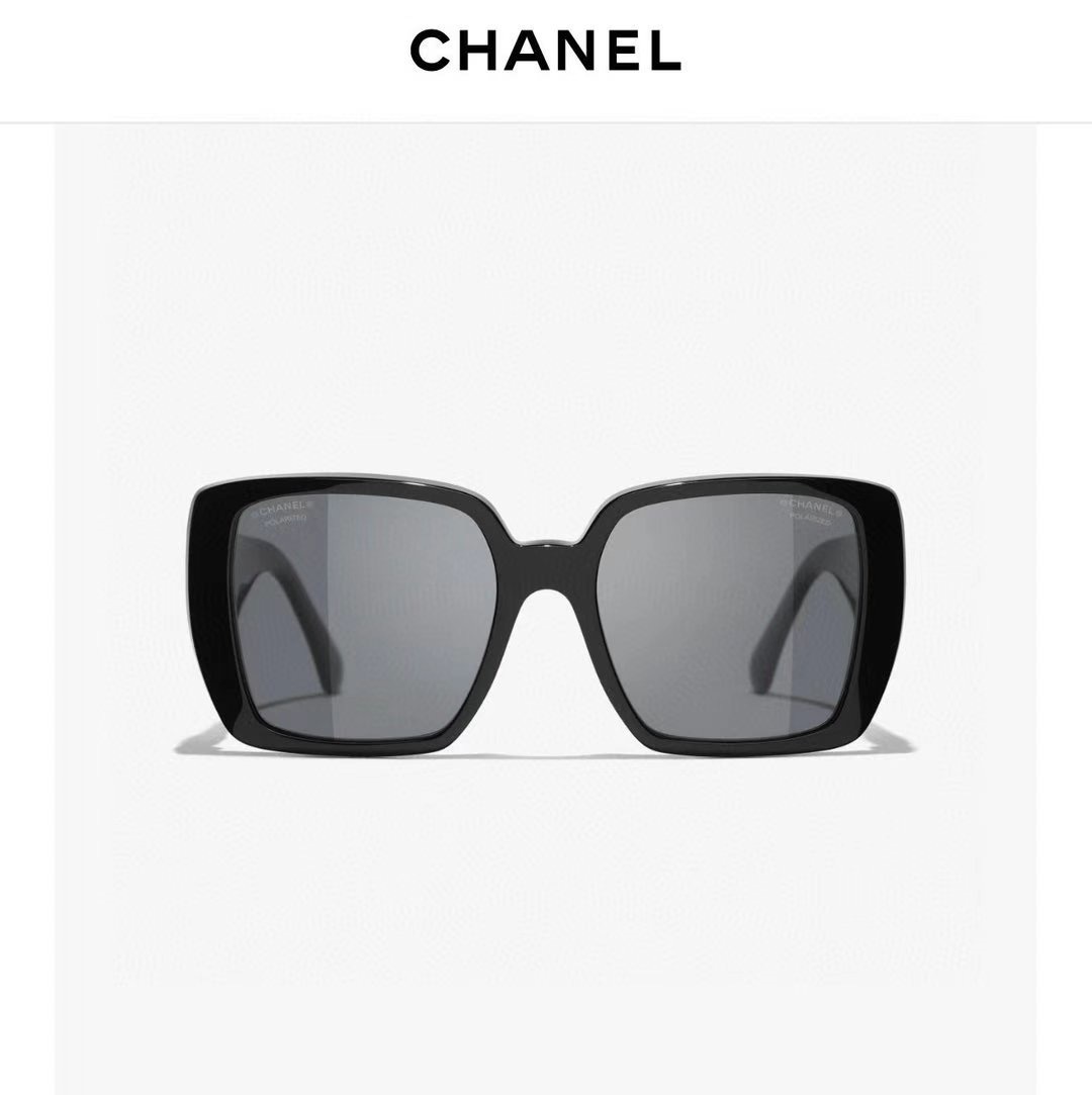 gray Chanel Black Square Sunglasses – Chanel Black Square Sunglasses