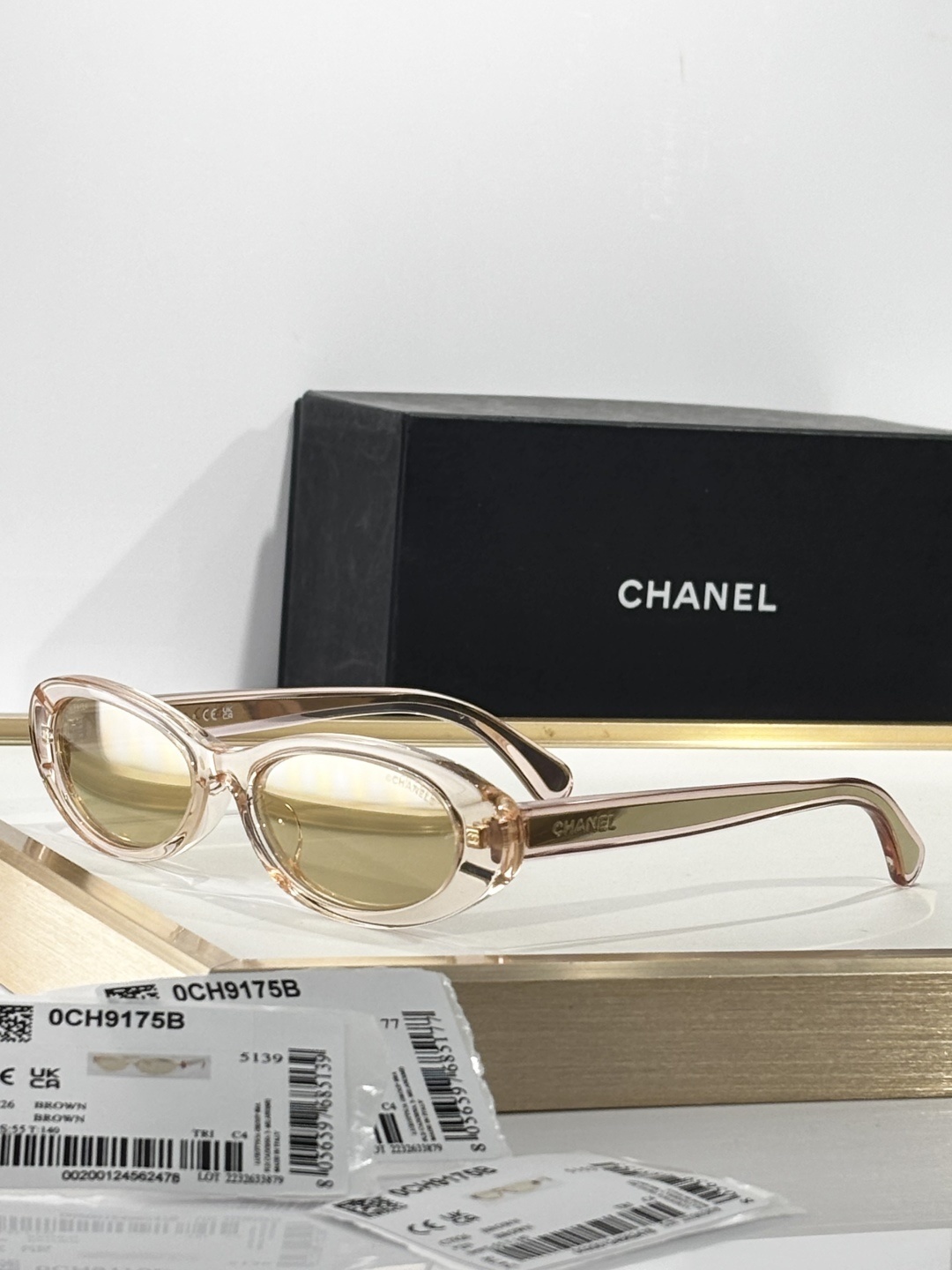 Chanel OCH9175B Luxury Oval Sunglasses for Women – Designer Shades