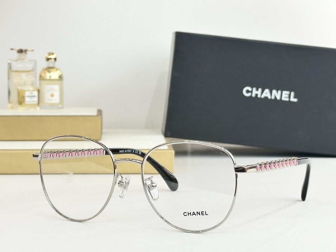 Chanel Luxury Round Metal Optical Frames for Women – Elegant Design