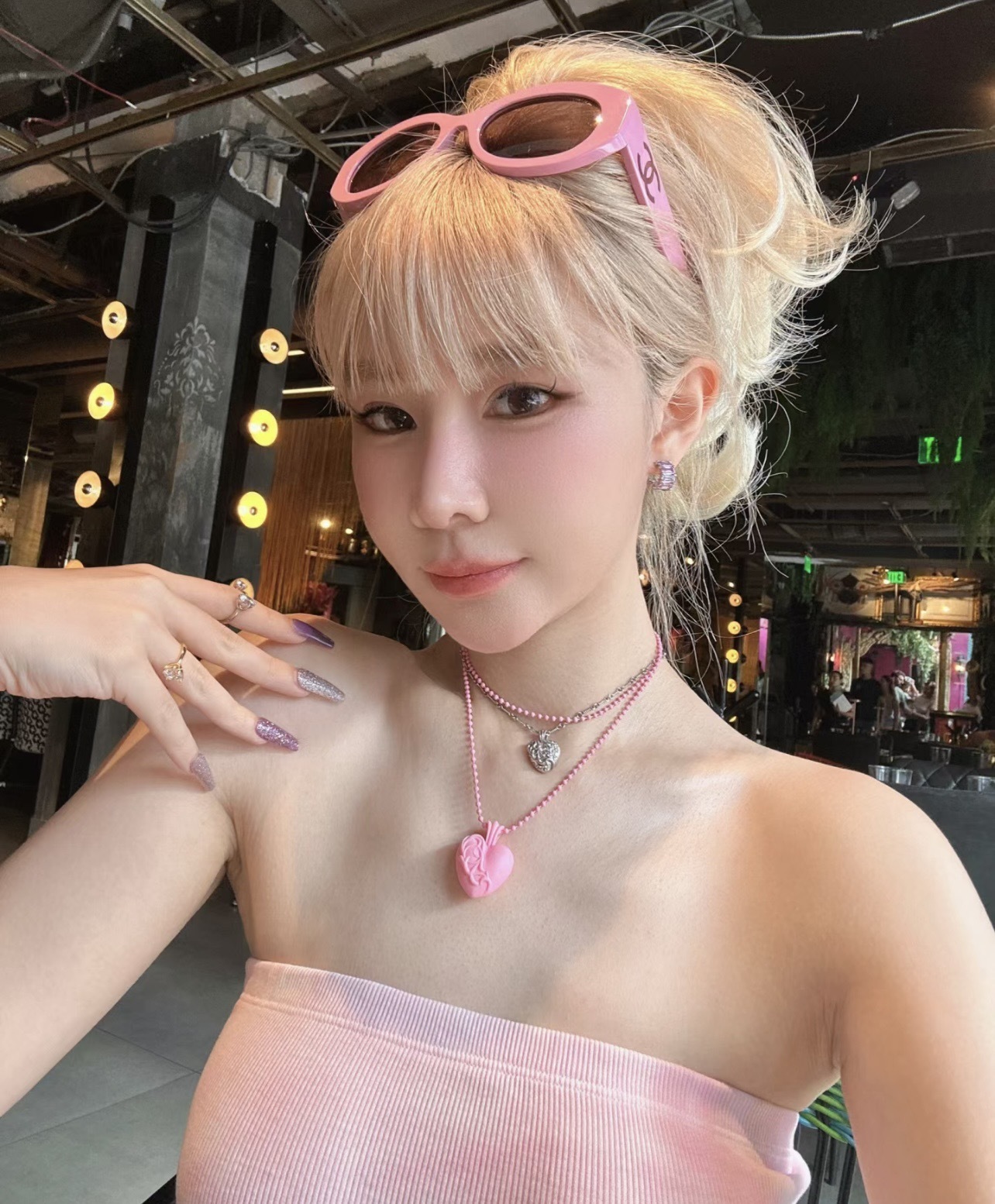 Luxury Chanel Pink Oval Sunglasses – Chic Barbiecore Style Eyewear