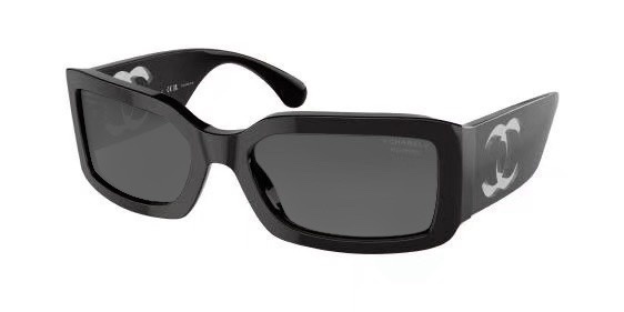 Chanel Luxury Rectangular Sunglasses – Bold CC Logo Designer Eyewear