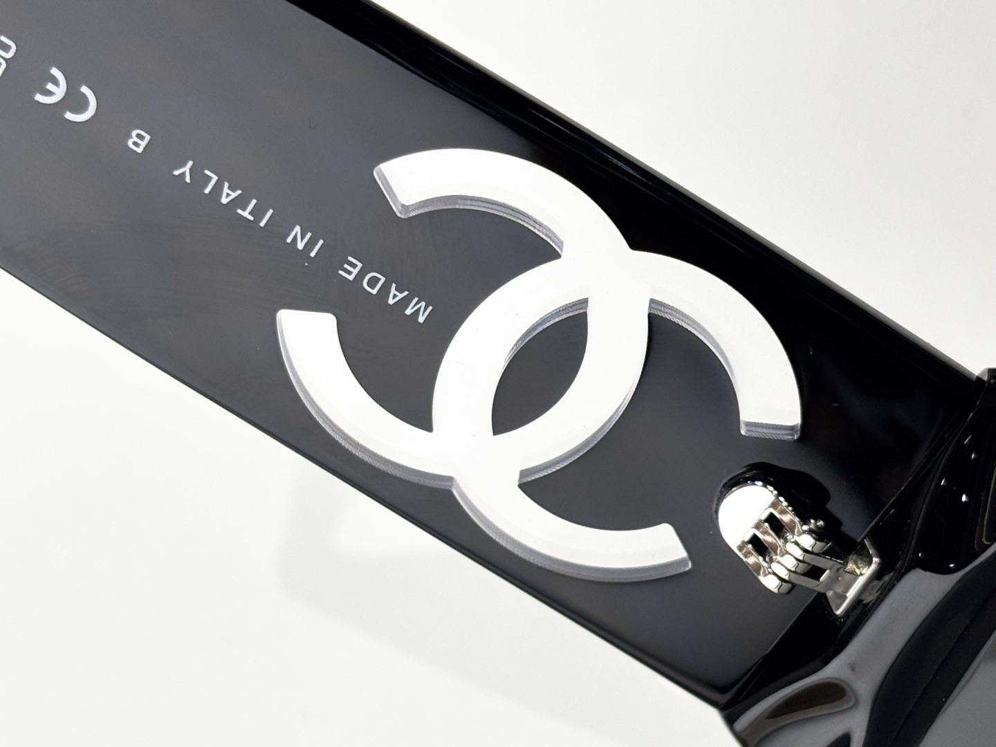 Chanel CH5526 Rectangular Sunglasses – Black Frame Grey Lens