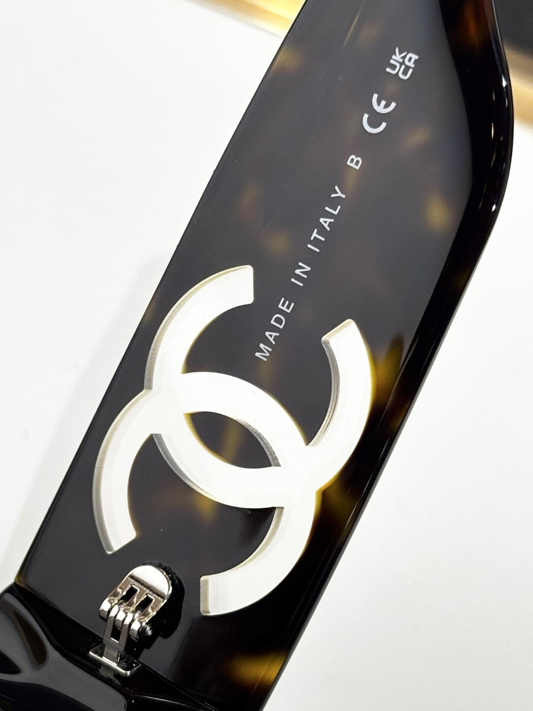 Chanel CH5526 Havana Tea Square Sunglasses with Iconic CC Logo