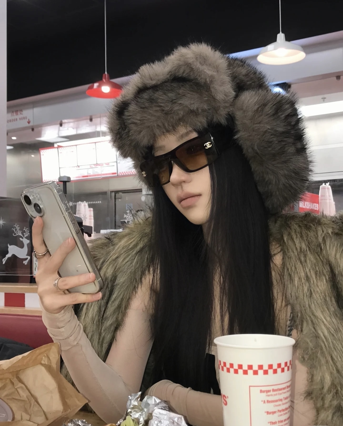 Chanel Rectangular Sunglasses – Brown Lens, Classic Style