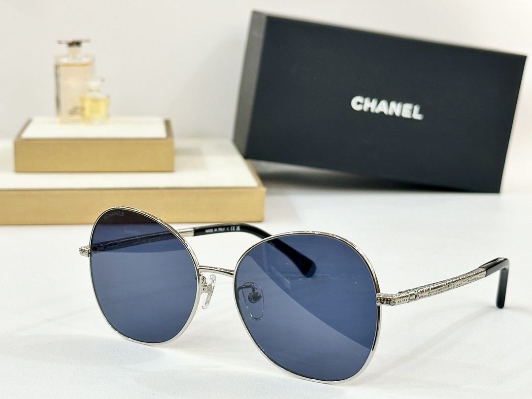 Chanel Luxury Oversized Round Sunglasses for Women – Premium Design