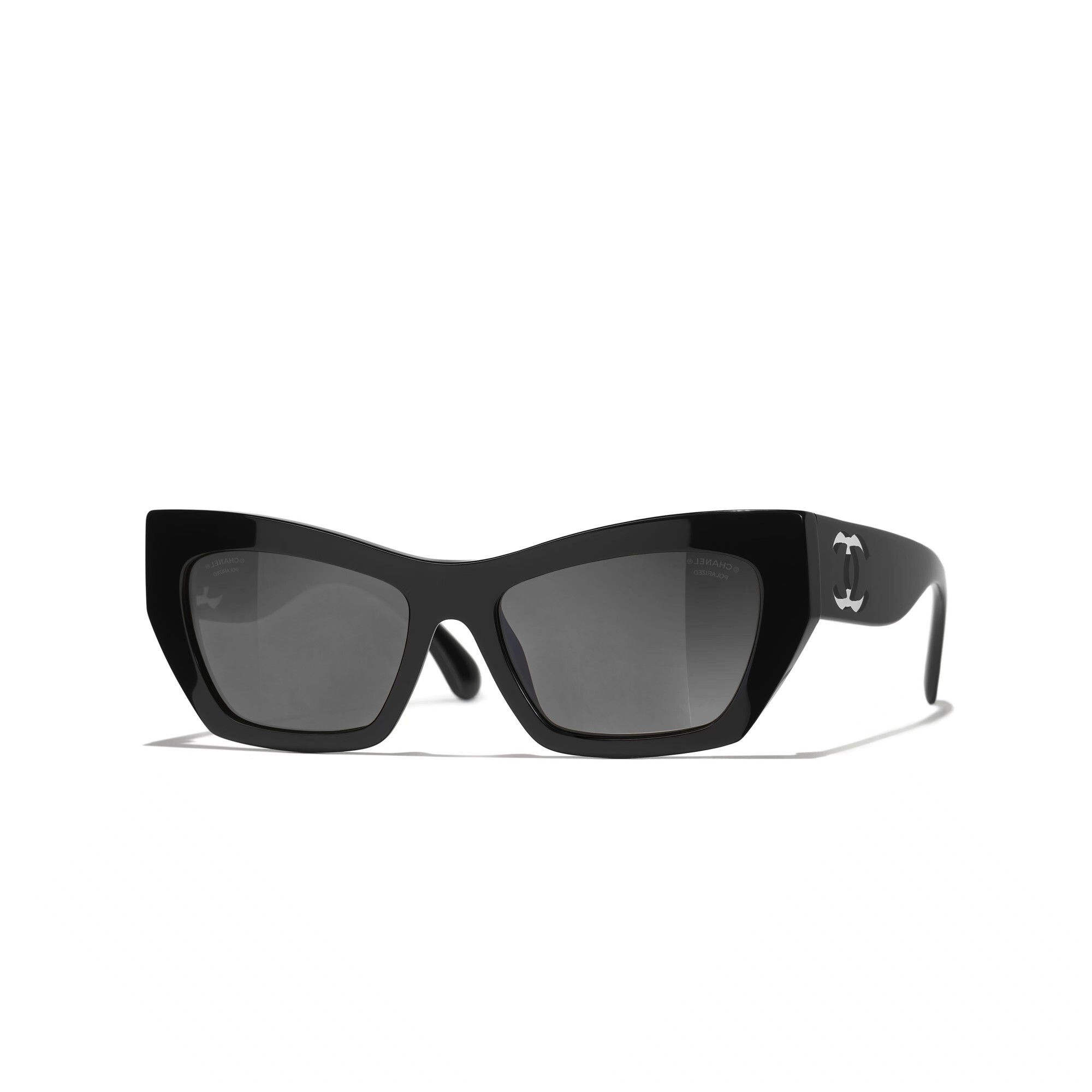 Trendy Black Rectangular Sunglasses – Vintage Unisex Eyewear