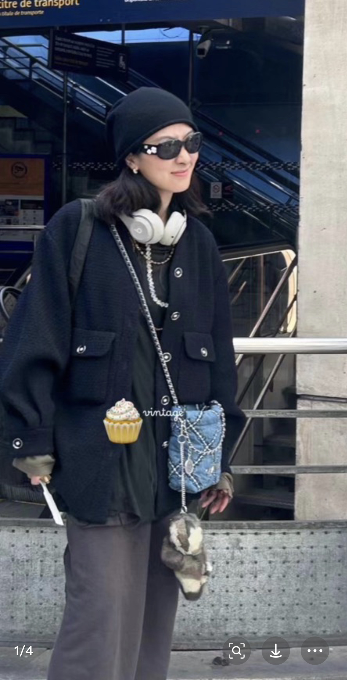 Vintage Style Camellia Sunglasses – Chic Black Floral Oval Eyewear