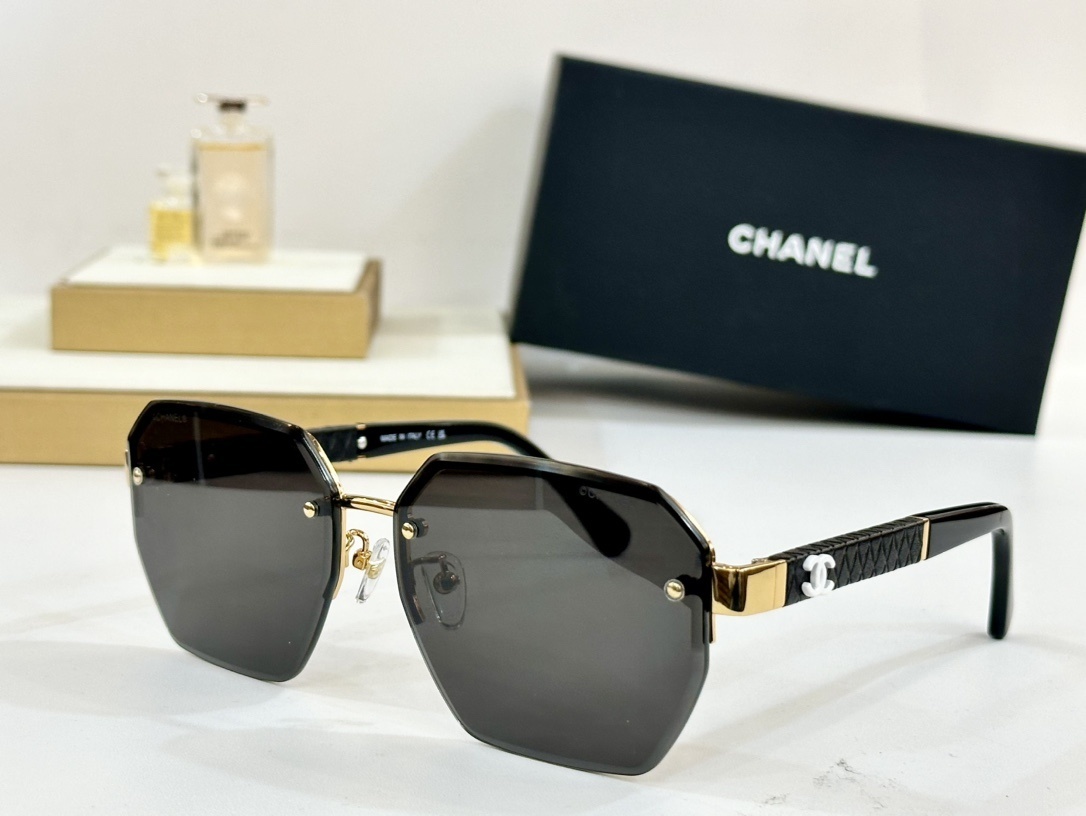 frame Chanel Octagon Black Sunglasses – Chanel Octagon Sunglasses