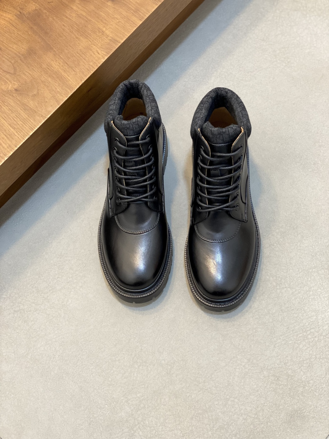 chunky Dior Black Leather Combat Boots - Dior Black Leather Combat