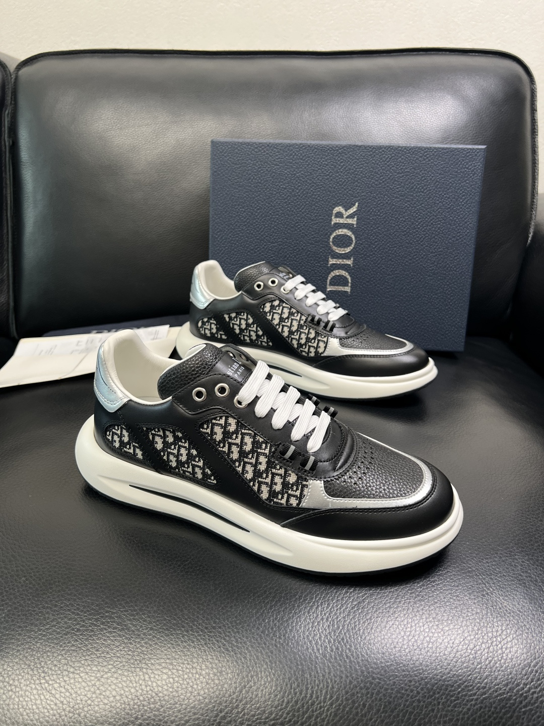 Dior Actif Black Oblique Sneakers - Limited Edition