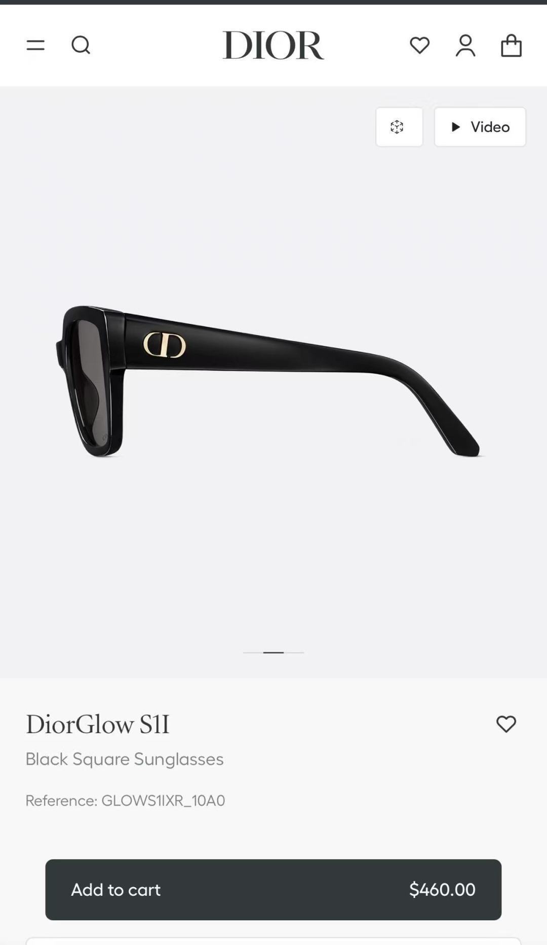 DiorGlow B1I Black Butterfly Sunglasses – Luxury Dior Eyewear