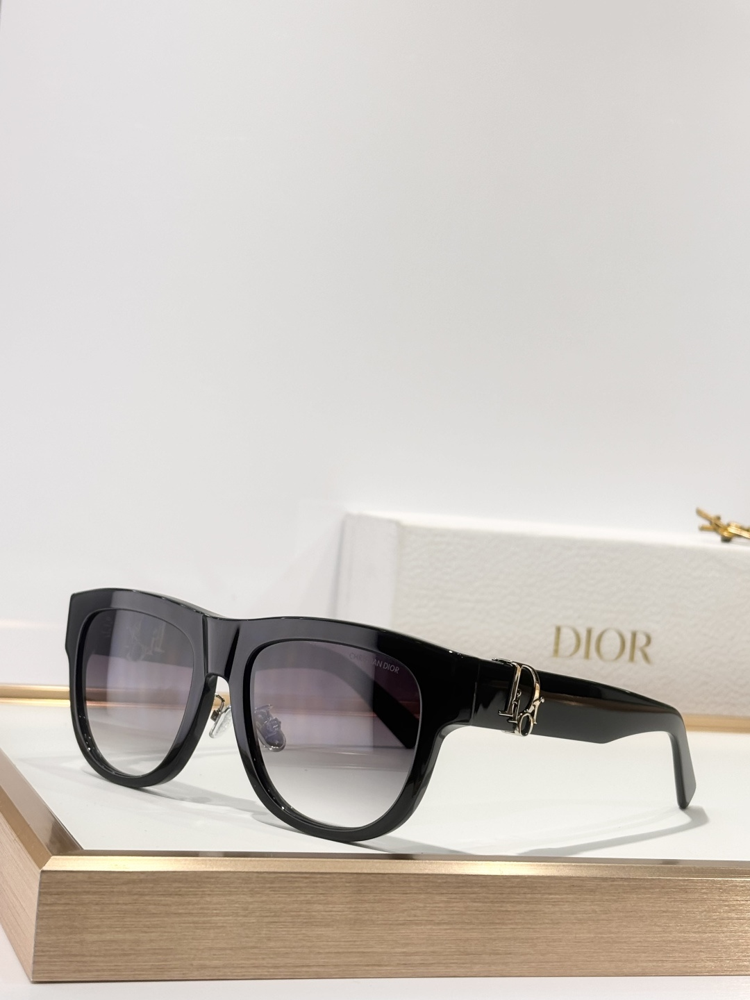 DiorOblique S4F Black Square Sunglasses – Luxury Designer Eyewear