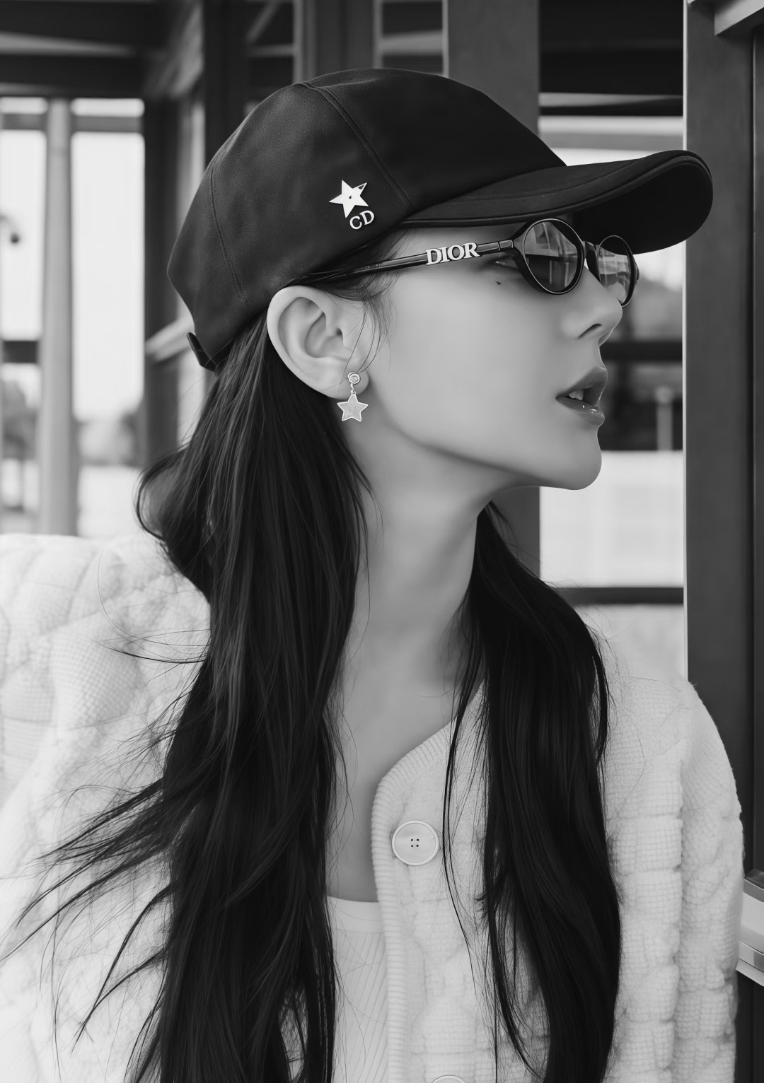 Dior Oval Sunglasses – Luxury Black Designer Eyewear for Women