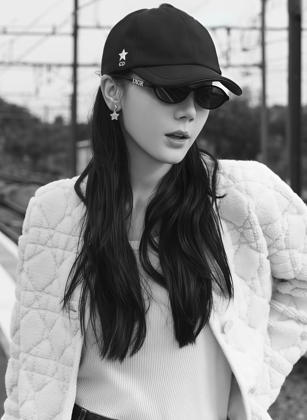 Dior Oval Sunglasses – Luxury Black Designer Eyewear for Women