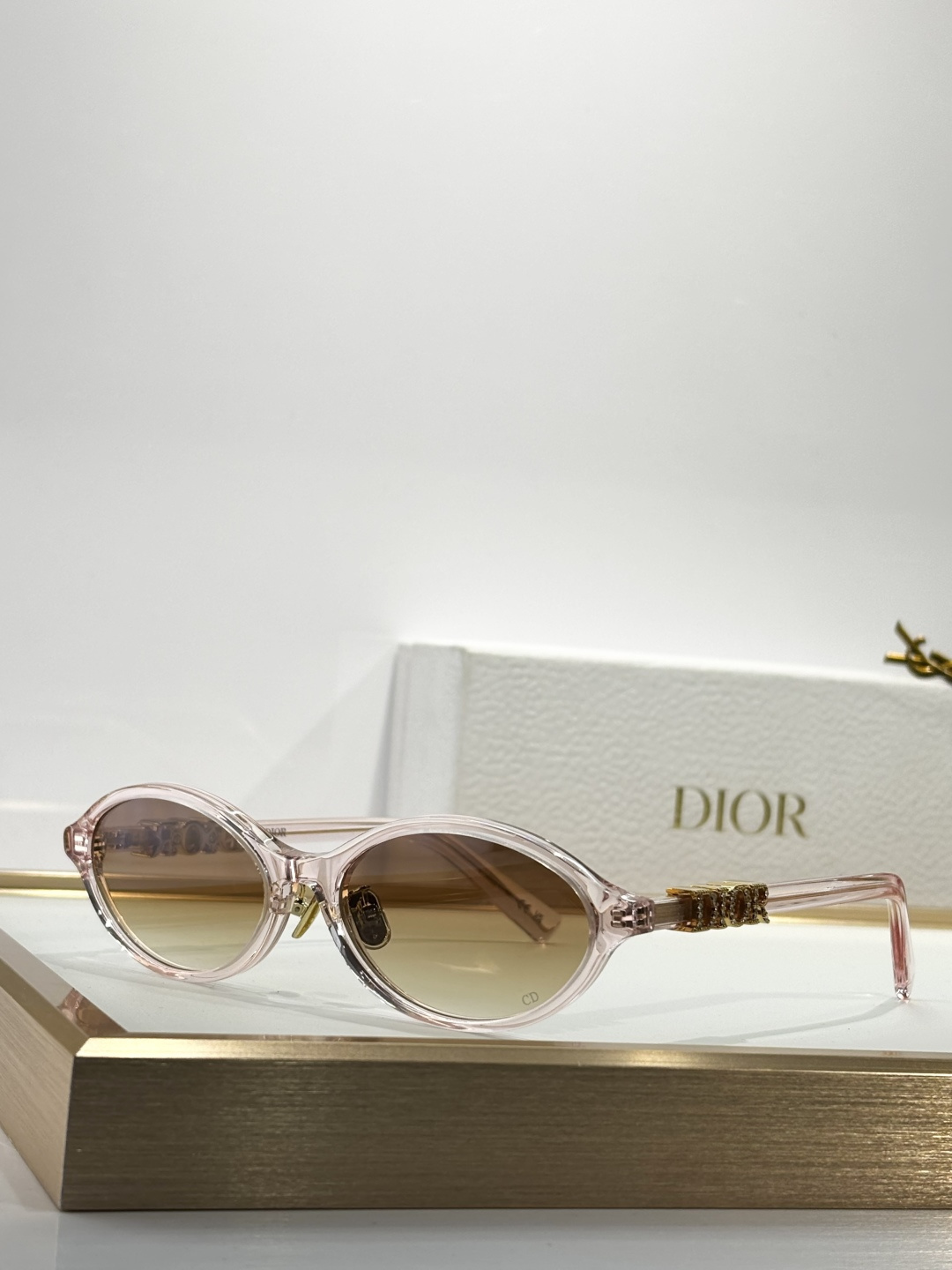 Dior Pink Oval Sunglasses