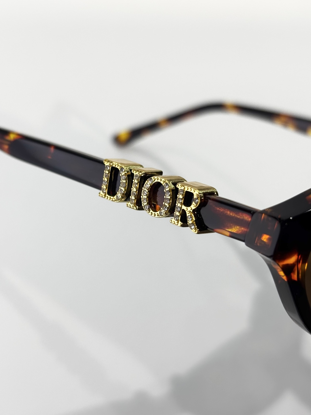Dior Signature Oval Sunglasses with Gold Logo Hardware