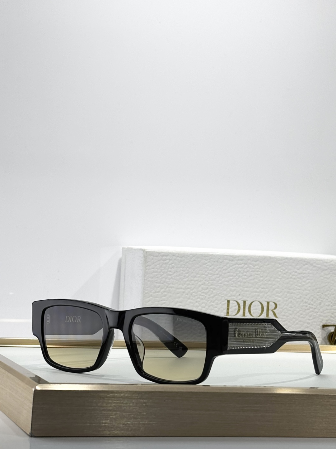 Dior Rectangular Sunglasses with Premium Tinted Lenses
