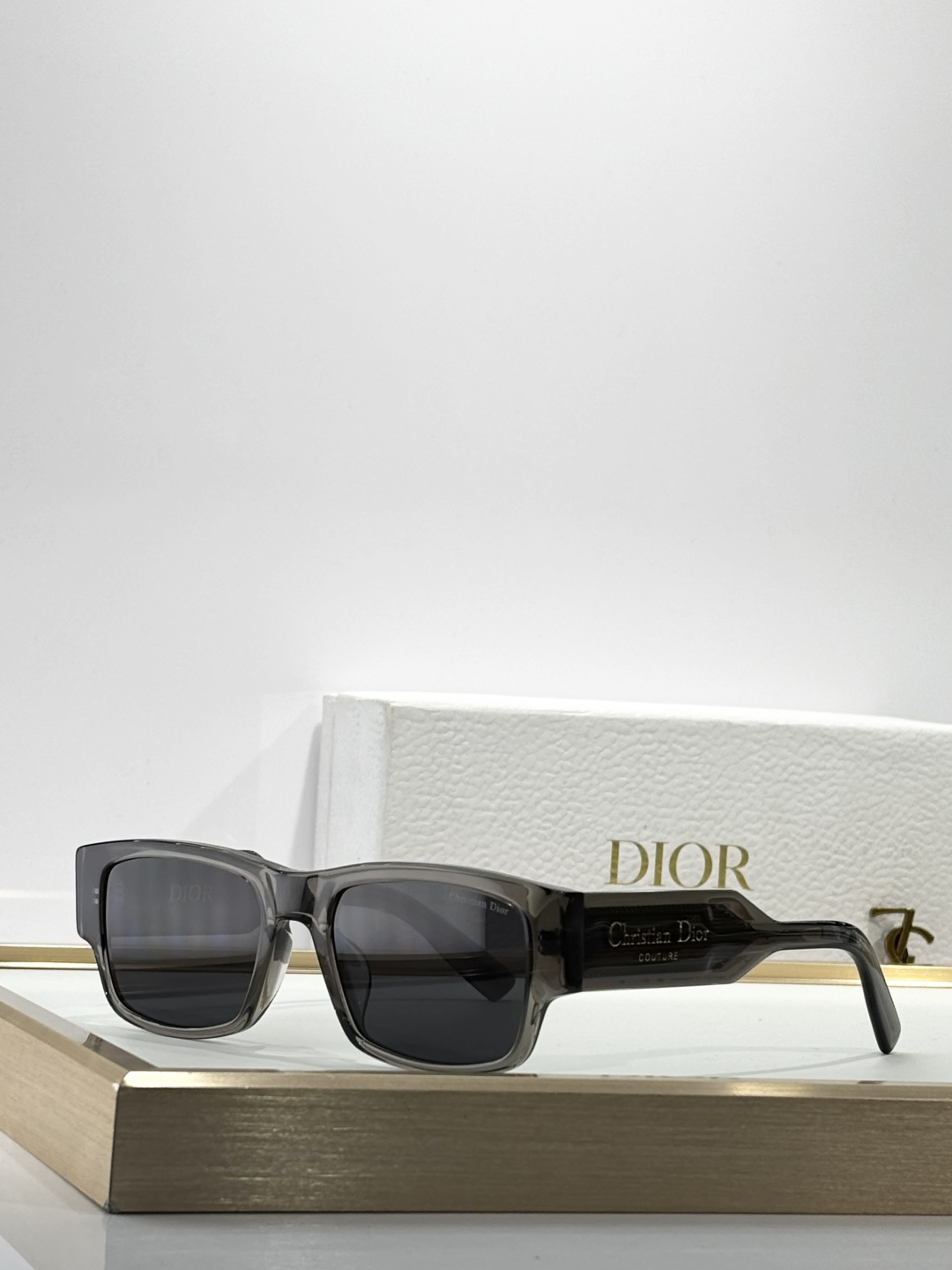 Dior Rectangular Sunglasses with Premium Tinted Lenses