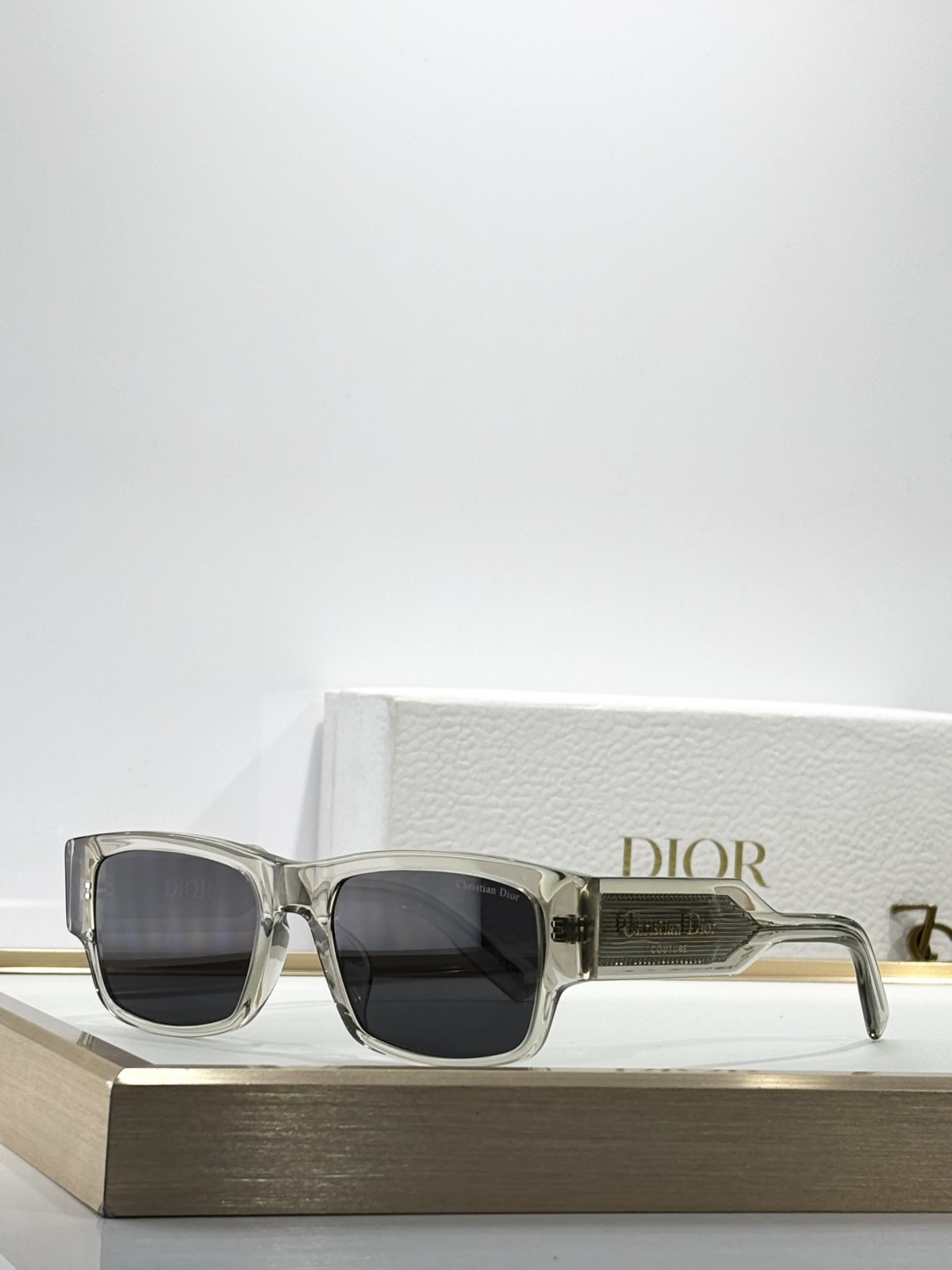 Dior Rectangular Sunglasses with Premium Tinted Lenses