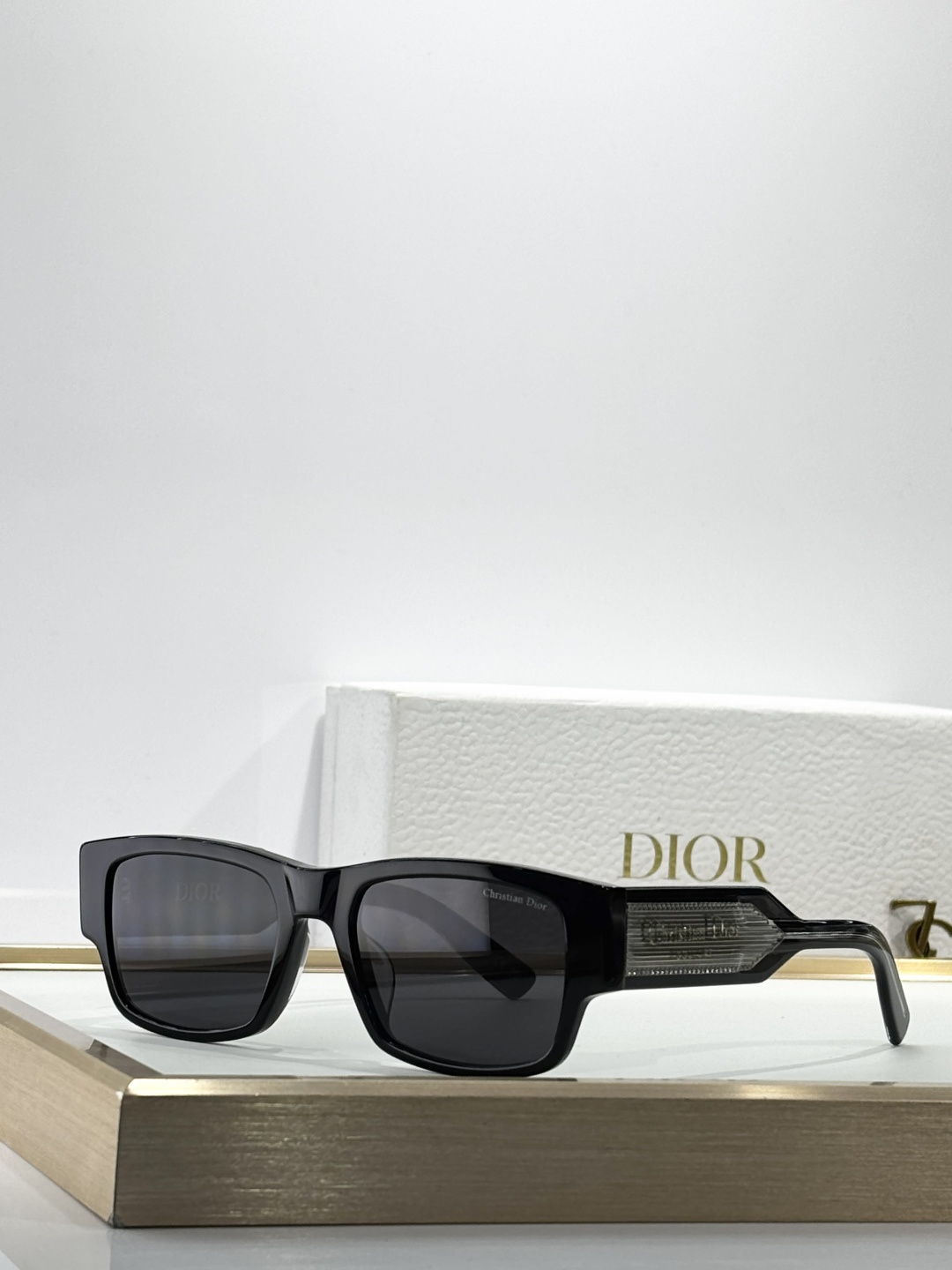 Dior Rectangular Sunglasses with Premium Tinted Lenses