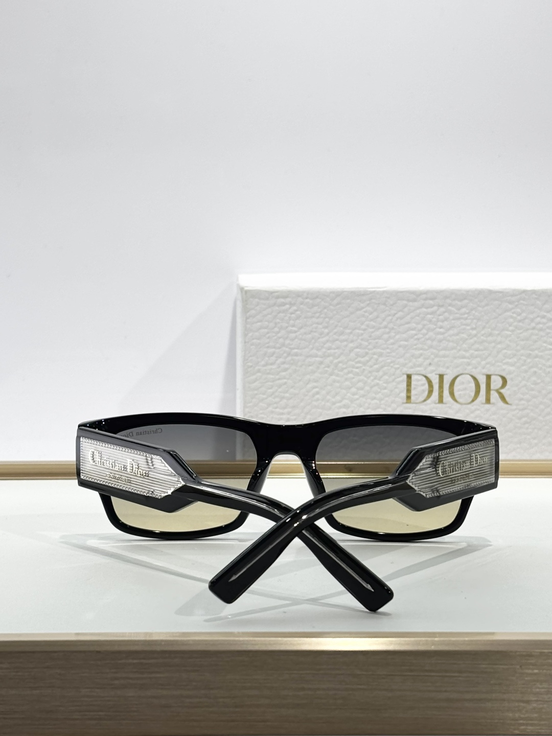 Dior Rectangular Sunglasses with Premium Tinted Lenses