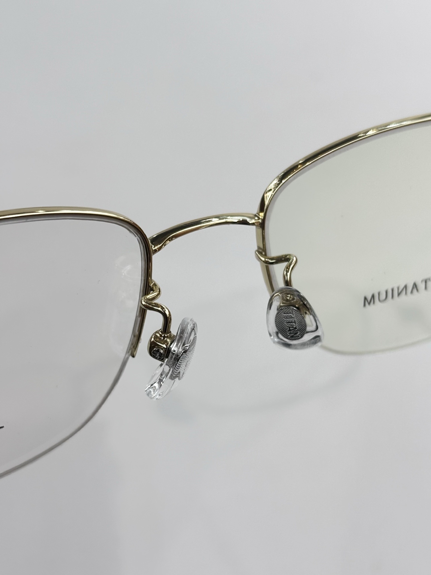 Dior Titanium Half-Rim Eyeglasses – Luxury Designer Frames