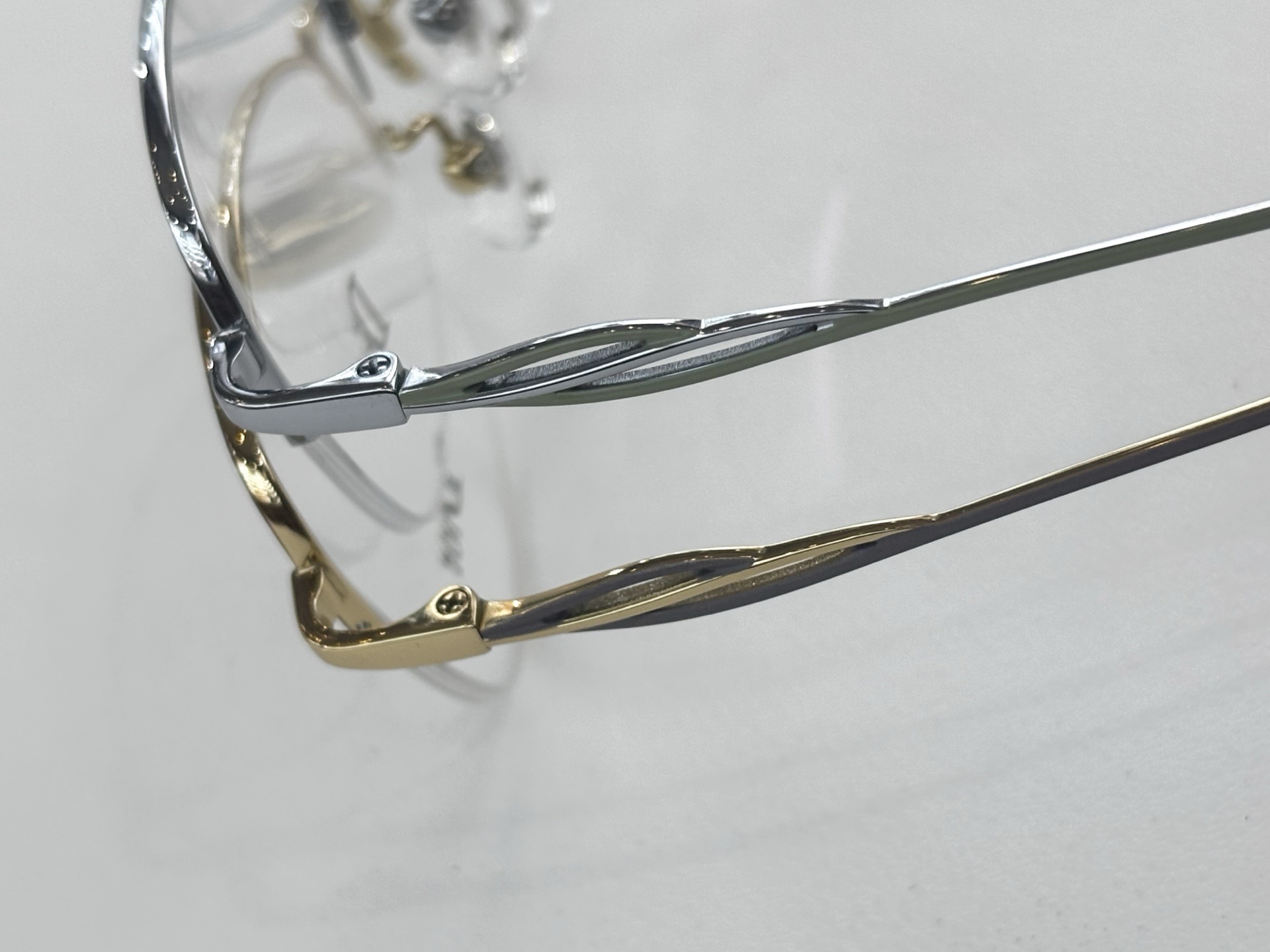 Dior Luxury Titanium Semi-Rimless Eyeglasses for Women