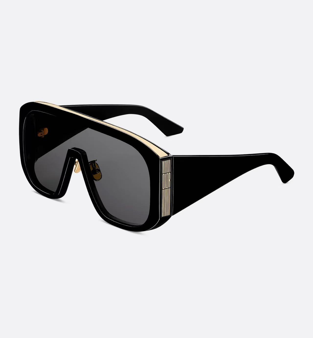 gold Dior Black Shield Sunglasses – Dior Black Shield Sunglasses