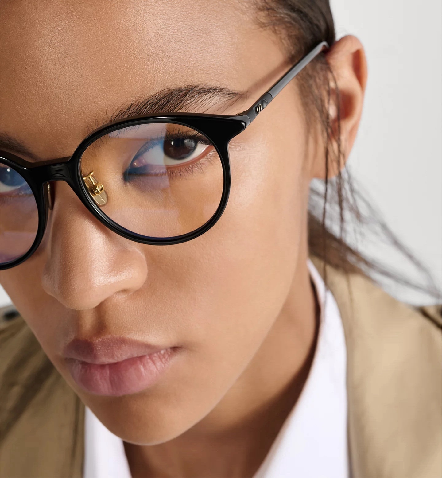 Elegant Round Blue Light Blocking Glasses for Women