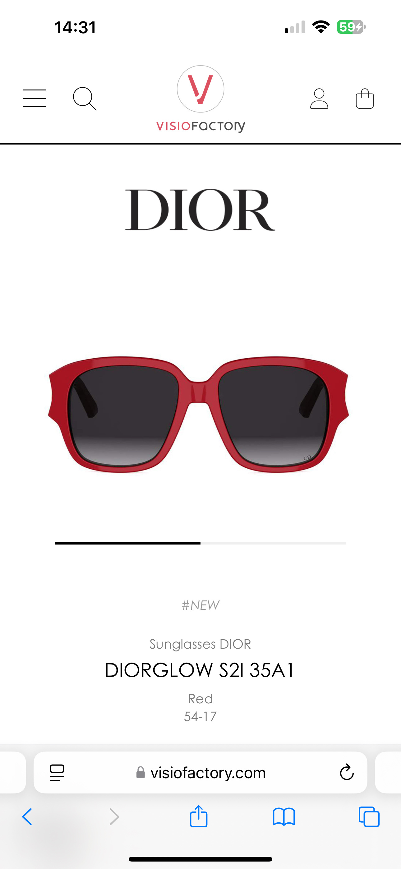 DiorGlow S2F Square Sunglasses – Luxury Black & Gold Eyewear