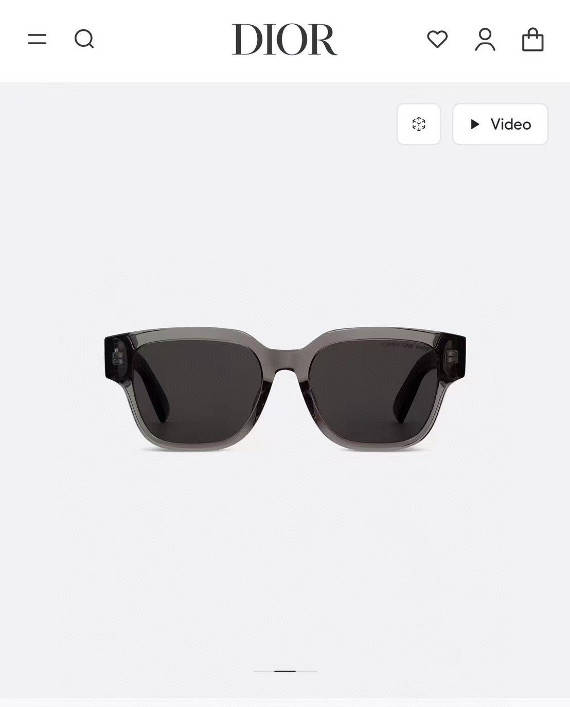 Dior Signature S7F Rectangular Sunglasses – Luxury Eyewear