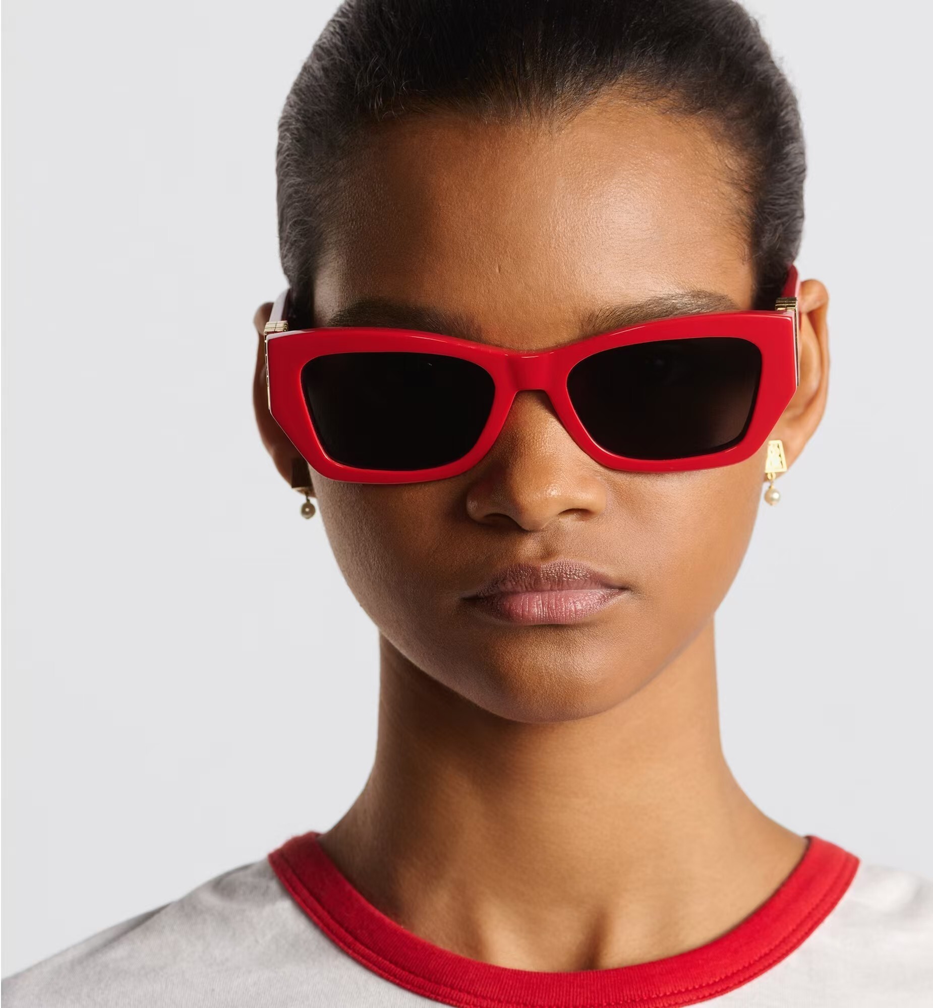 Miss Dior Red Sunglasses – Miss Dior Red Acetate Sunglasses – Gold