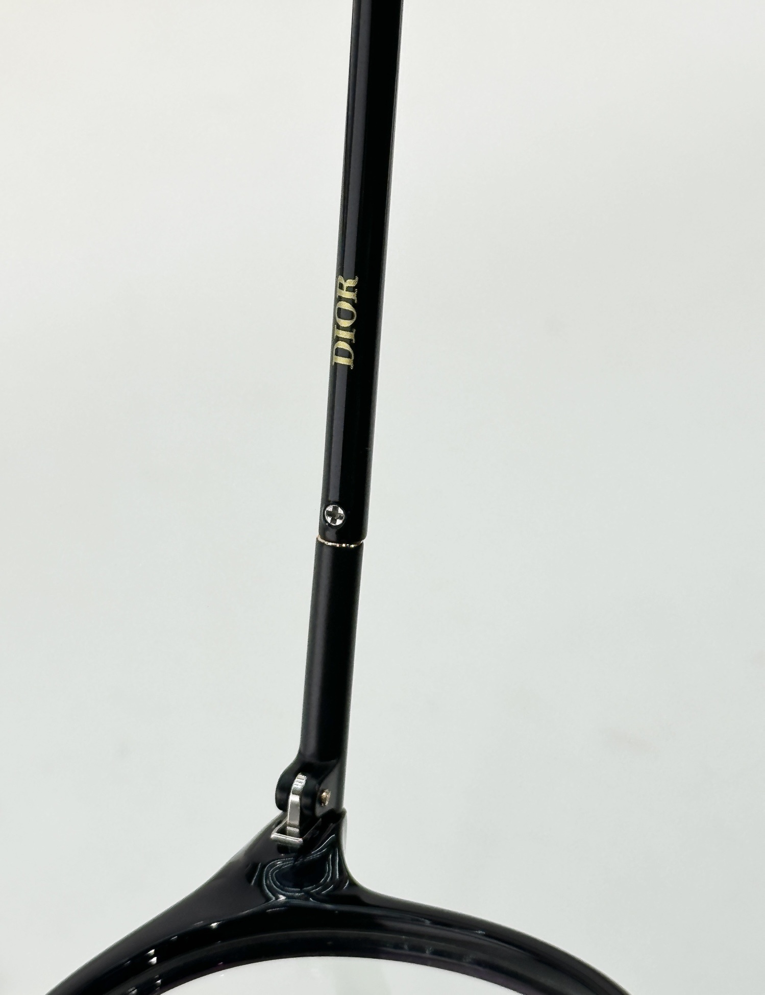 Dior MiniCD R5F Round Black Blue Light Blocking Glasses