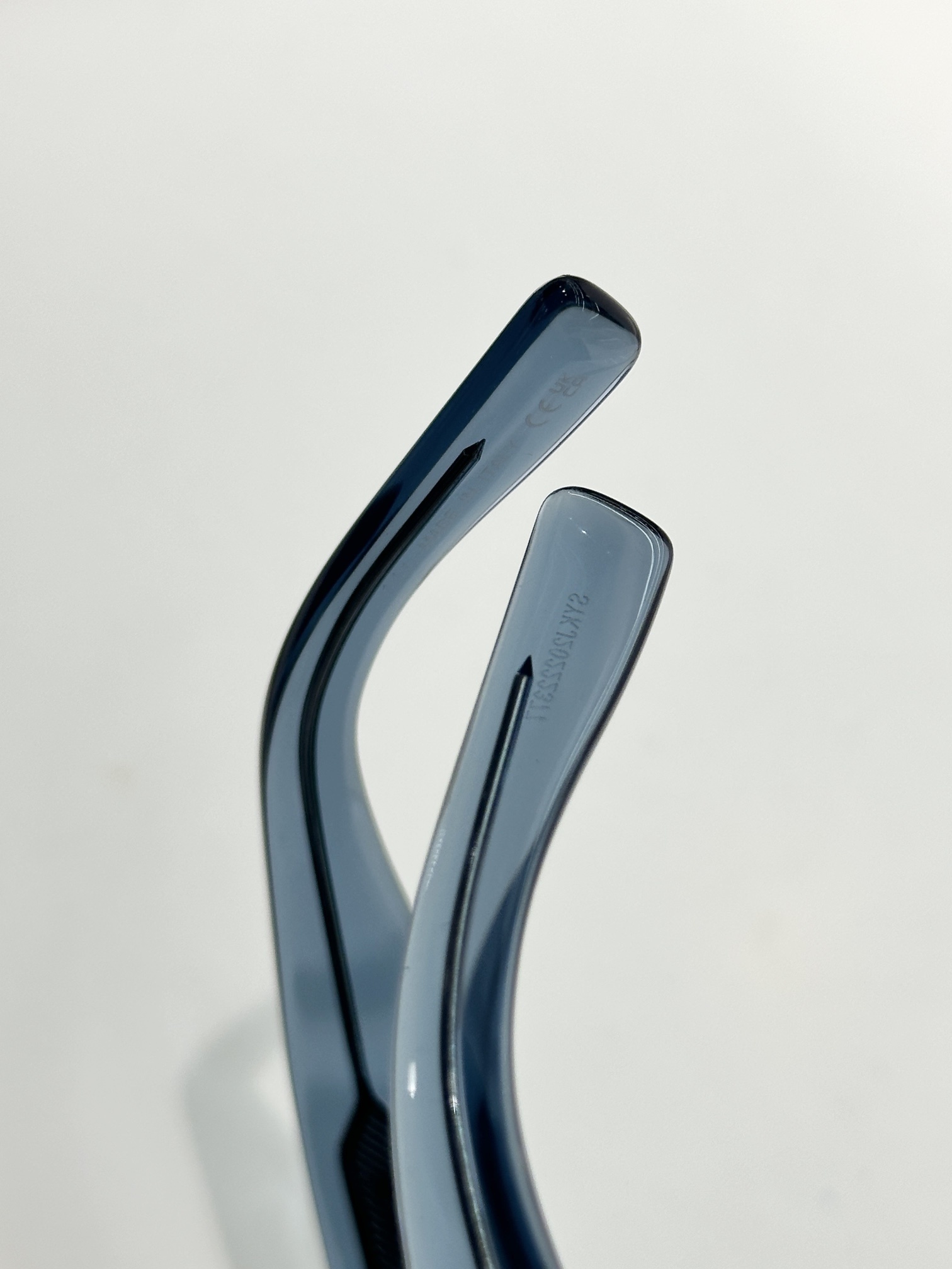 Dior Oblique Blue Transparent Square Sunglasses