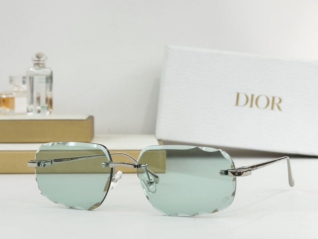 Dior Rimless Diamond Cut Sunglasses – Luxury Women’s Eyewear